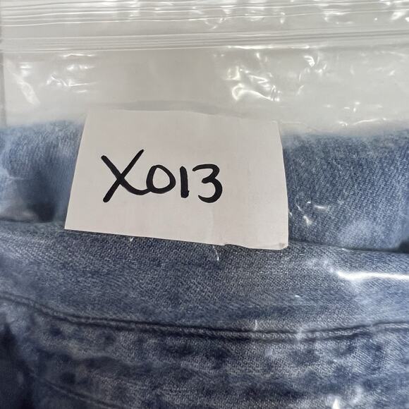 MADEWELL Sz S Courier Denim Dress Shirtdress Lauryn Wash Blue Relaxed Fit Casual - Picture 16 of 16